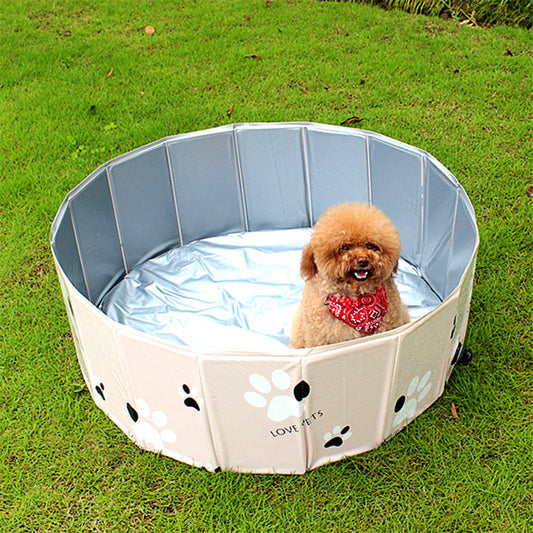 Foldable PVC dog bathtub – bathtub for pets