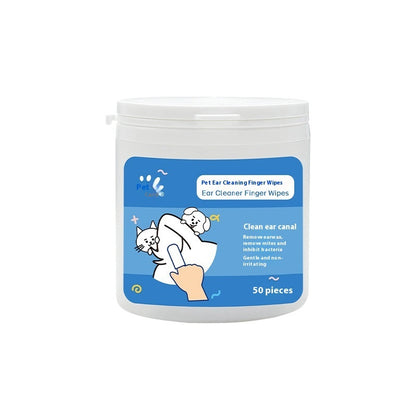 Basilio - Disposable Pet Wipes: Cleaning Teeth & Ears